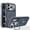 Gray, variant on Shimist for iPhone 17 Pro 6.3" with Built-in Camera Stash Stand Compatible with MagSafe Slim Fit & Lightweight Hard Back Cover Clear Case Matte,Orange