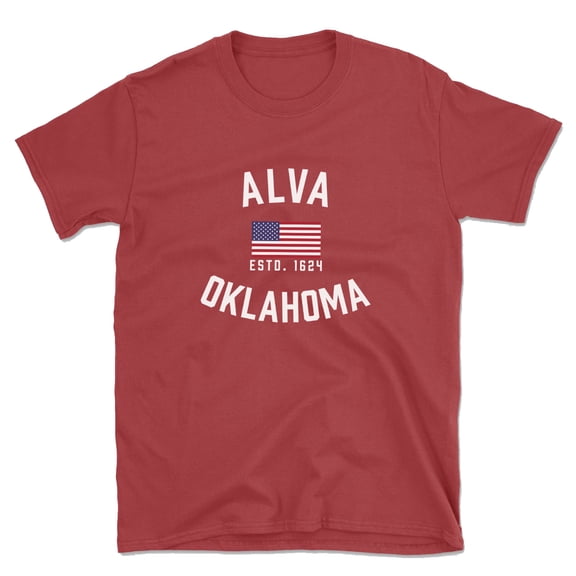 Alva Oklahoma Patriot Men's Cotton T-Shirt