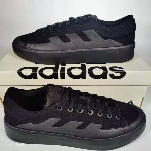 Ad-id-as Znsored Triple Black Mens Skateboarding Shoes Sneakers HP9824 Multiple Sz