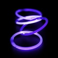 thumbnail image 5 of Windy City Novelties 8" Purple Glow Stick Bracelets - Bulk 50 Pack for Summer Parties, Festivals & Nighttime Celebrations, 5 of 6