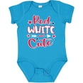 thumbnail image 3 of Inktastic 4th of July Red White and Cute with Arrow and Stars Boys or Girls Baby Bodysuit, 3 of 5