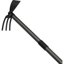 OLIYNEDY Weed Puller Tool with Long Handle,30" Manual Weeder 2 in 1 Hand Cultivator and Garden Hoe for Gardening