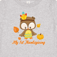 thumbnail image 4 of Inktastic My First Thanksgiving Owl Boys or Girls Baby T-Shirt, 4 of 5