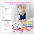 thumbnail image 3 of Juguetes Montessori para niños pequeños, tablero sensorial, actividades preescolares, juguetes educativos para niños pequeños, viajes, regalos para niños y niñas de 3 años o más., 3 of 8