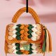thumbnail image 4 of Bolso de mano de noche para mujer bolso colorido para fiesta de boda bolso Hobo hecho a mano creativo, 4 of 5