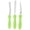 Green, variant on CozeLy Baking Spatula Set 3 Piece Stainless Steel Cake Spatula Smoothing Spatula and Remover Baking Tools for Icing Demolding and Home Kitchen Use
