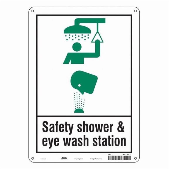 Condor Safety Sign,14 in x 10 in,Aluminum 471A23