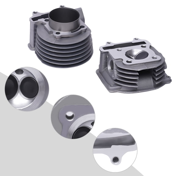 61mm Big Bore Cylinder Piston Gasket Kit Top End For GY6 150cc Scooter ATV