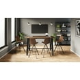 thumbnail image 3 of Olio Designs Bungee 30" Faux Leather Upholstered Swivel Bar Stool in Graystone, 3 of 4