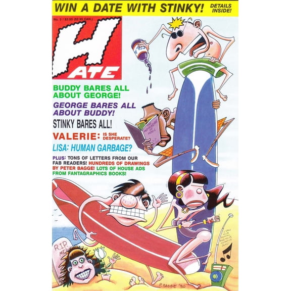 Hate #3 (3rd) VF ; Fantagraphics Comic Book