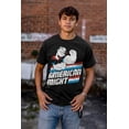 thumbnail image 4 of Popeye The Sailor Man American Might Plus Size Crewneck Graphic Tee Shirt Brisco Brands 2X, 4 of 5