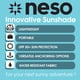 thumbnail image 3 of Neso Tents Grande Beach Tent, 7 pies de alto, 9 x 9 pies, esquinas reforzadas y bolsillo refrigerador (arco iris), 3 of 5