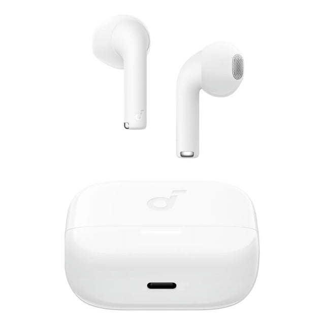 Auriculares Bluetooth Inalámbricos Soundcore K20i 36 Hrs de Reproducción Sonido Inmersivo Llamadas Claras con 2 Micrófonos AI App Personalizable Diseño Cómod, Bluetooth 5.3 Color Blanco