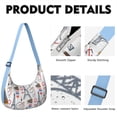thumbnail image 2 of Crescent Bag for Women Men Trendy,Casual Lightweight Crossbody with Adjustable Strap Tower, 2 of 5