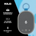 thumbnail image 3 of Skullcandy Kilo XT Small Portable Wireless Speaker, Light Grey, 3 of 5