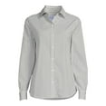 thumbnail image 4 of Blu White Blu Women's June Striped Button-Down Shirt, 4 of 5