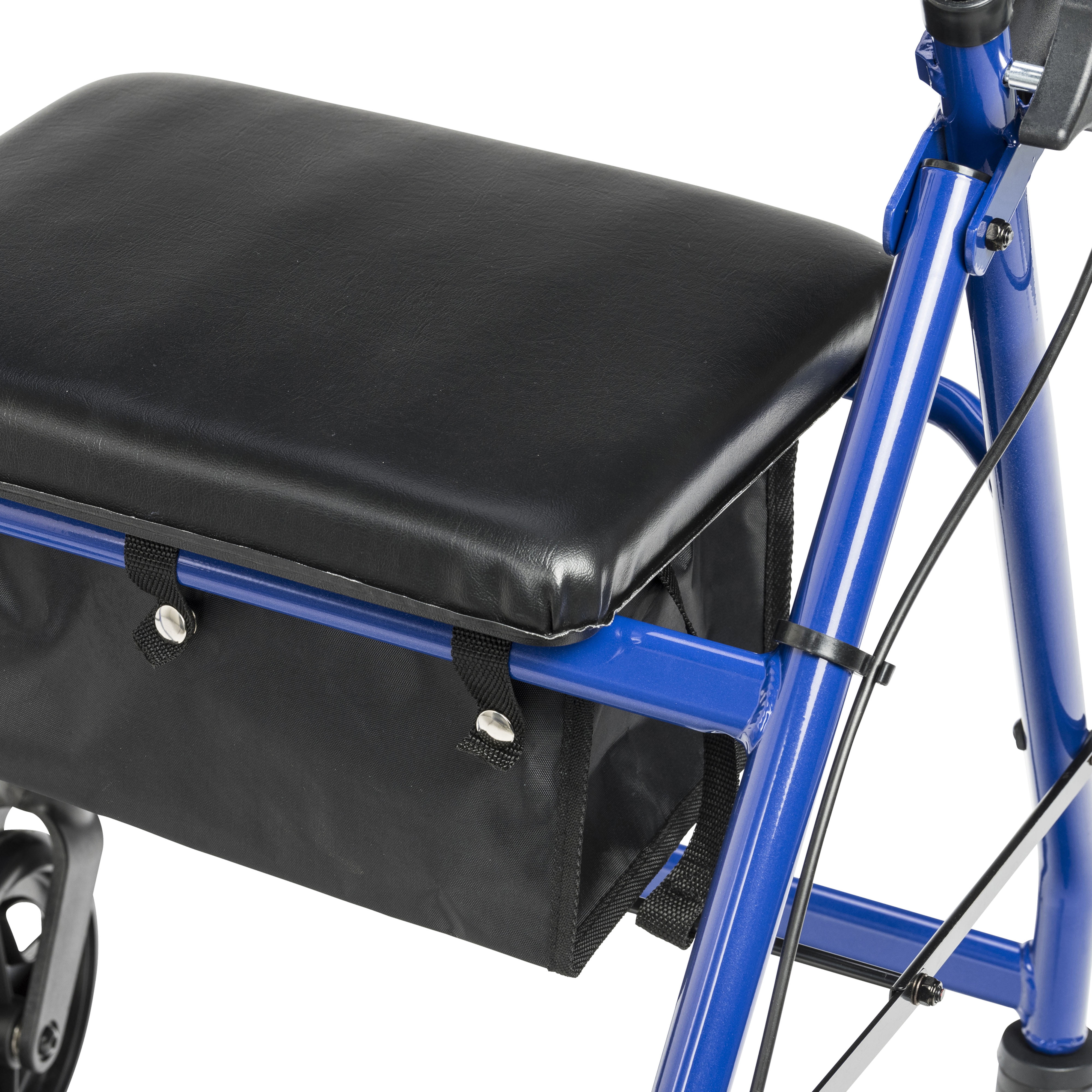 4 Wheel Rollator drive™ Blue Adjustable Height Aluminum Frame