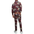 thumbnail image 4 of G-Style USA Men's Royal Floral Tiger Track Suit Set, Up to 5X, 4 of 6