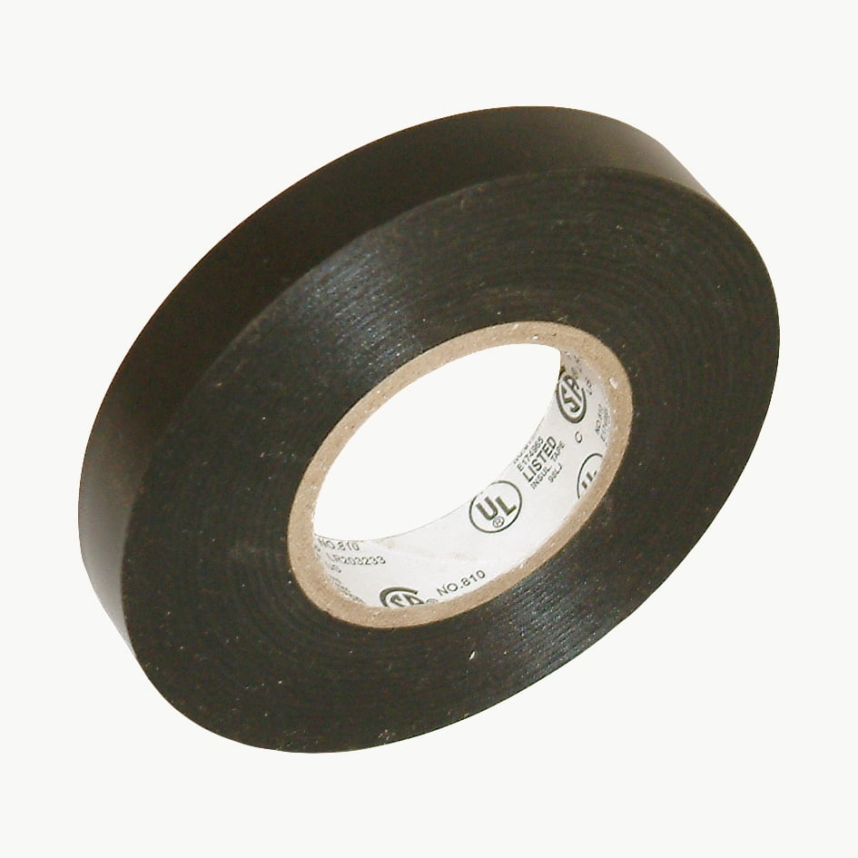 JVCC EL7566AW Premium Grade Electrical Tape 1/2 in x 66 ft. (Black