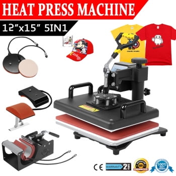 15 x 12 T SHIRT HEAT PRESS MACHINE TRANSFER SUBLIMATION PRESS Heat