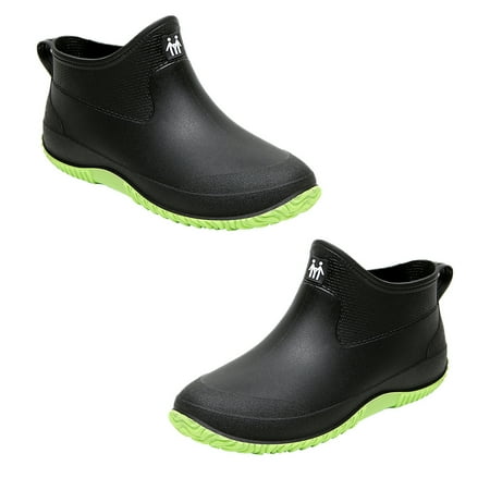 

NUOLUX 1 Pair Rainshoes Slip-proof Low-Heel Chef Shoes Waterproof Shoes Rainshoes