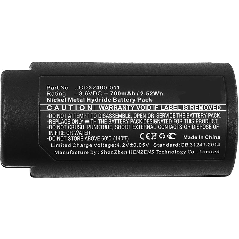 3.6V, Ni-MH, 700mAh Synergy Digital Thermal Camera Battery Compatible with CorDex CDX2400-011 Thermal Camera Battery 3.6V, Ni-MH, 700mAh Synergy Digital Thermal Camera Battery Compatible with CorDex CDX2400-011 Thermal Camera Battery