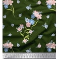 thumbnail image 1 of Soimoi Black Rayon Fabric Diamond Geometric Decor Fabric Printed Yard 42 Inch Wide, 1 of 3
