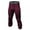 Red, variant on Monfince Men's Long Pants Compression Gym Running Base Layers Skins Tights Running Pants Men's 7 Points Quick Dry Pants