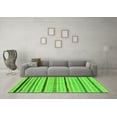 thumbnail image 3 of Ahgly Company Indoor Rectangle Abstract Green Modern Area Rugs, 8' x 10', 3 of 4