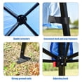 thumbnail image 5 of Resenkos 7 x 7 Feet Sland Adjustable Portable Canopy Tent with Backpack-Blue, Outdoor Gazebo Wedding Party Tent Canopy Tent for Outside Party Waterproof Canopy Wedding Tent, 5 of 8