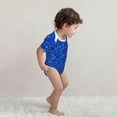 thumbnail image 3 of Rocae Blue Circles Mosaic for Baby Cotton Short-Sleeve Bodysuits for Unisex Onesies Bodysuit-12 Months, 3 of 7