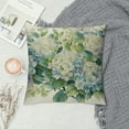 thumbnail image 2 of Fenyluxe Throw Pillow Cover Pattern Hydrangea Watercolor of Blue Flower Floral Vintage Beautiful Pillowcase Home Decor Square Pillow Case Cushion Cover, 2 of 5