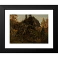 thumbnail image 2 of Amaldus Nielsen 14x11 Black Modern Framed Museum Art Print Titled - Autumn Study. Bjelland, Mandal (1862), 2 of 5