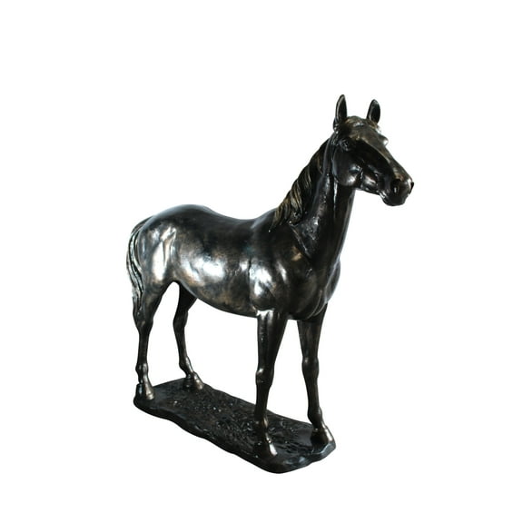 Nifao Majestic Aluminum Horse Statue Life Size Decorative Art – Garden Outdoor Decor Sculpture, 76"L x 19"W x 67"H