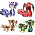 thumbnail image 4 of Voiture Jouet Transformable Enfants 12cm Kit Robot Jouets Modèles 2 en 1 Modèle Voiture Déformée Jouet pour Garçon Cadeau, 4 of 5