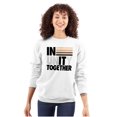 thumbnail image 3 of In Unity Together Social Justice Unisex Plus Fleece Graphic Sweatshirt Brisco Brands 3X, 3 of 5