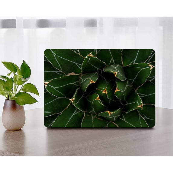 KSK KAISHEK Hard Shell Case Cover Compatible with 2022 2021 2020 2019 2018 Release MacBook Air 13 inchs with Touch ID USB Type-C Model: A1932/A2179/A2337 m1 Plants series 0762