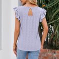 thumbnail image 5 of Blusa suelta OAVQHLG3B Store manga corta cuello V mujer, 5 of 5