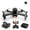 Black_Free Size, variant on Gnmfd Mini Drone with 1080P FPV Camera, Foldable RC Quadcopter, Altitude Hold, Headless Mode, Trajectory Flight, WiFi FPV, Indoor Outdoor Flying Drone, Pocket Drone, Drone with Screen