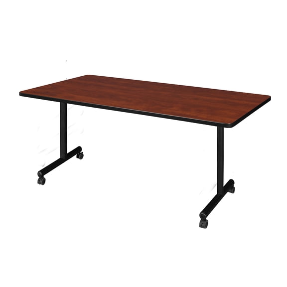 72" x 30" Kobe Mobile Training Table- Cherry