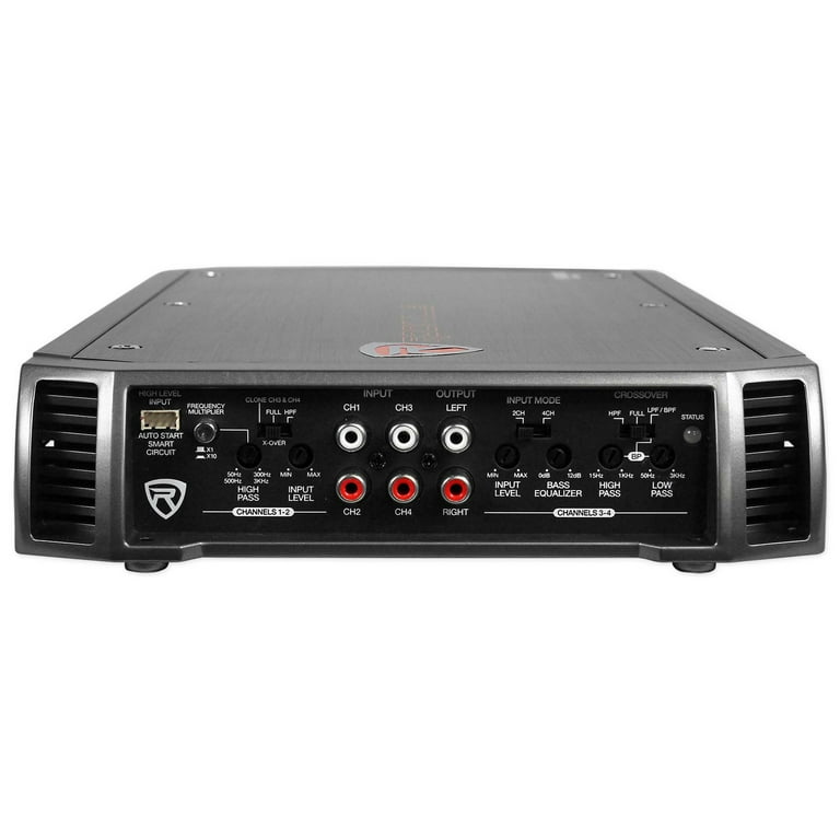 Rockville RXA-F2 2400 Watt Peak / 600w RMS 4 Channel Amplifier Car