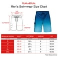 thumbnail image 6 of Rokka&Rolla Men's 9" Half Elastic Waist Board Shorts, 6 of 10