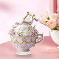 thumbnail image 3 of Regalos de Té para Amantes Del Té Acrílico en Forma de Corazón Taza de Té Ornamento 15cm Más Largo Lado Lindo Regalos de Oficina para Decoraciones de San Valentín, 3 of 9