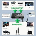 thumbnail image 2 of 4K HDMI Splitter 1 in 2 Out Mirror Display Not Expand, Dual HDMI Splitter Hub to Dual Monitors Multi-Scree Displays Audio Synchronization, Compatible for MacBook Laptop Desktop PC Graphics Card TV, 2 of 5