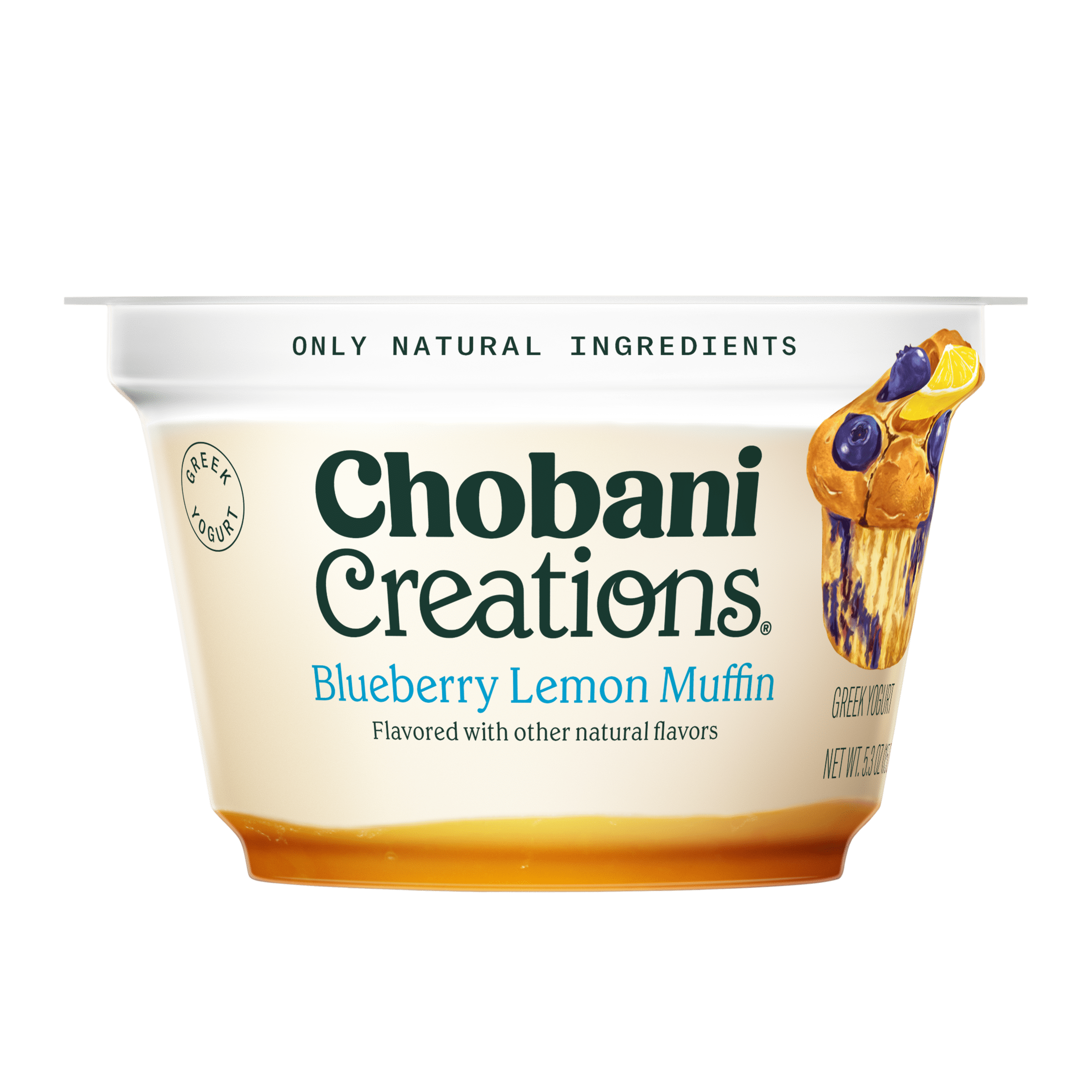 Chobani Creations Blueberry Lemon Muffin 5.3oz
