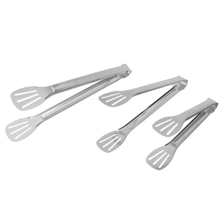 

3pcs Baking Tong Stainless Steel Steak Tong for Lawn Party Kitchenware