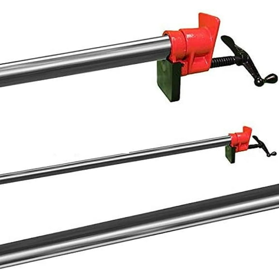 6' long pipe galvanized clamp set : included woodworking clamp and one Side Thre