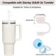 thumbnail image 5 of 2025 6Pcs Straw Topper Cap, 0.4in 10mm Soft Silicone Straw Covers for for Stanley Tumbler 40-20 oz, Dust-Proof and Leak-Proof Reusable Drinking Straw, 5 of 5