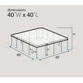 thumbnail image 3 of TentandTable West Coast Frame Outdoor Canopy Tent, White Sectional Top. 40 ft x 40 ft, 3 of 8
