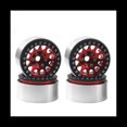 thumbnail image 3 of 4Pcs 1.9 Metal Beadlock Rueda Hub Llanta para 1/10 RC TRX4 SCX10 SCX10-II 90046 SCX10-III AXI03007 D90 Red, 3 of 6
